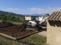Chargement des boues station d'épuration à roseaux - Charouleau - Ariège - Aude- Limoux- Castelnaudary